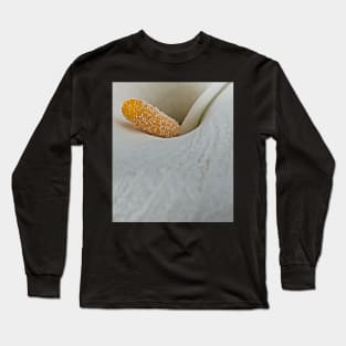 Calla Lily Flower Detail Macro 2 Long Sleeve T-Shirt